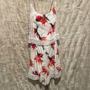 Abercrombie Floral Romper, Size Small